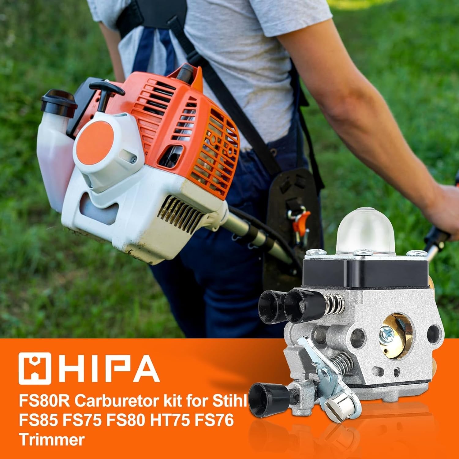 STHIL FS80R Carburetor with Essential Maintenance Kit for Efficient Care