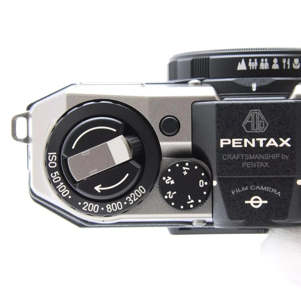 PENTAX 17 Half-Frame 35mm Film Camera Dark Silver W/ Box Japan [New] #1159 - Image 4 of 4