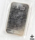 Royal Mint 1oz JAMES BOND 007 "No Time to Die" Fine Silver .999 Bar