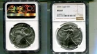 2026 AMERICAN SILVER EAGLE 1 OUNCE .999 FINE COIN NGC MS69 8707T