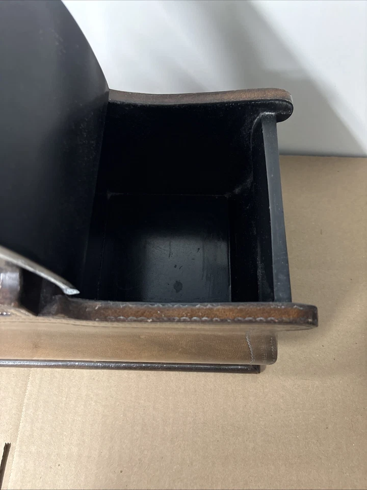 Maitland Smith Bombe Wooden Caddy Valet Box w/Handle - Image 4 of 4