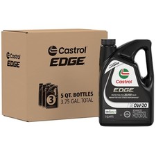 EDGE 0W-20 Full Synthetic Motor Oil, 5Q, Pack...
