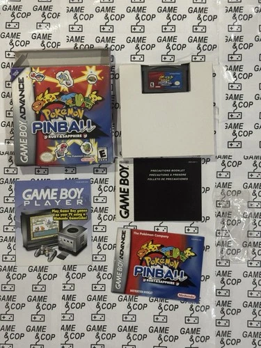 Pokemon Pinball Ruby & Sapphire Gameboy Advance GBA CIB Complete in Box Tested