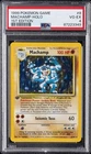 1999 POKEMON BASE SET 1ST EDITION #8 MACHAMP-HOLO PSA 4
