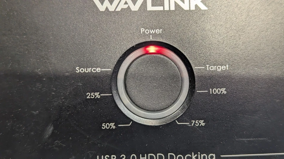 WavLink WL-ST334U USB 3.0 PLUG & PLAY Dual Bay Docking Station System Black - Image 2 of 4
