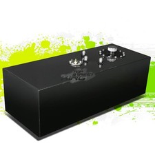 15 Gallon Lightweight Black Coat Aluminum Gas Fuel Cell Tank Sender 30x9x 12