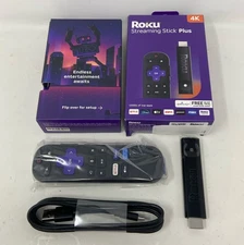 Roku Streaming Stick+ 4K HDR with Voice Remote & Long-Range Wi-Fi - Black