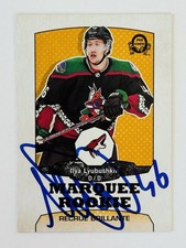 Ilya Lyubushkin Coyotes Autographed 2018-19 OPC Retro Marquee Rookie #615 COA