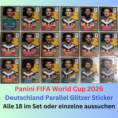Panini FIFA World Cup 26 - WM 2026 - Deutschland GER Parallel Sticker aussuchen