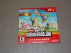 Nintendo Wii Super Mario Bros. Rare Video Game Disc in Sleeve Nice!
