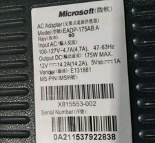 OEM Official Microsoft Xbox 360 AC Power Supp...