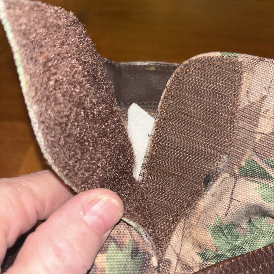 Realtree Outdoors Camouflage Camo Hunting Western Boots Youth Kids Sz 9 - Image 4 of 4