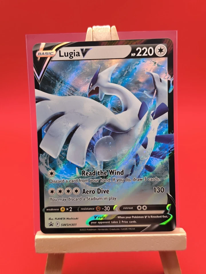 Lugia V SWSH301 Sword & Shield Ultra Rare Holo Promo Pokemon Card * New * - Image 3 of 4