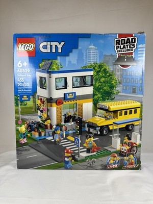 LEGO City: School Day (60329) New In Open Damaged Box 100% Complete Retired