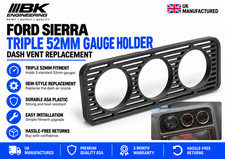 Ford Sierra Triple 52mm Gauge Holder Dash Vent Replacement Black ASA 3D Printed