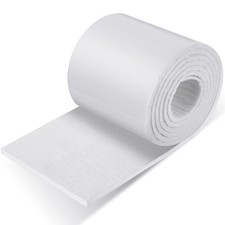 Jecery Adhesive Felt Roll, 1/4" X 6" X 2.5 Yard, White