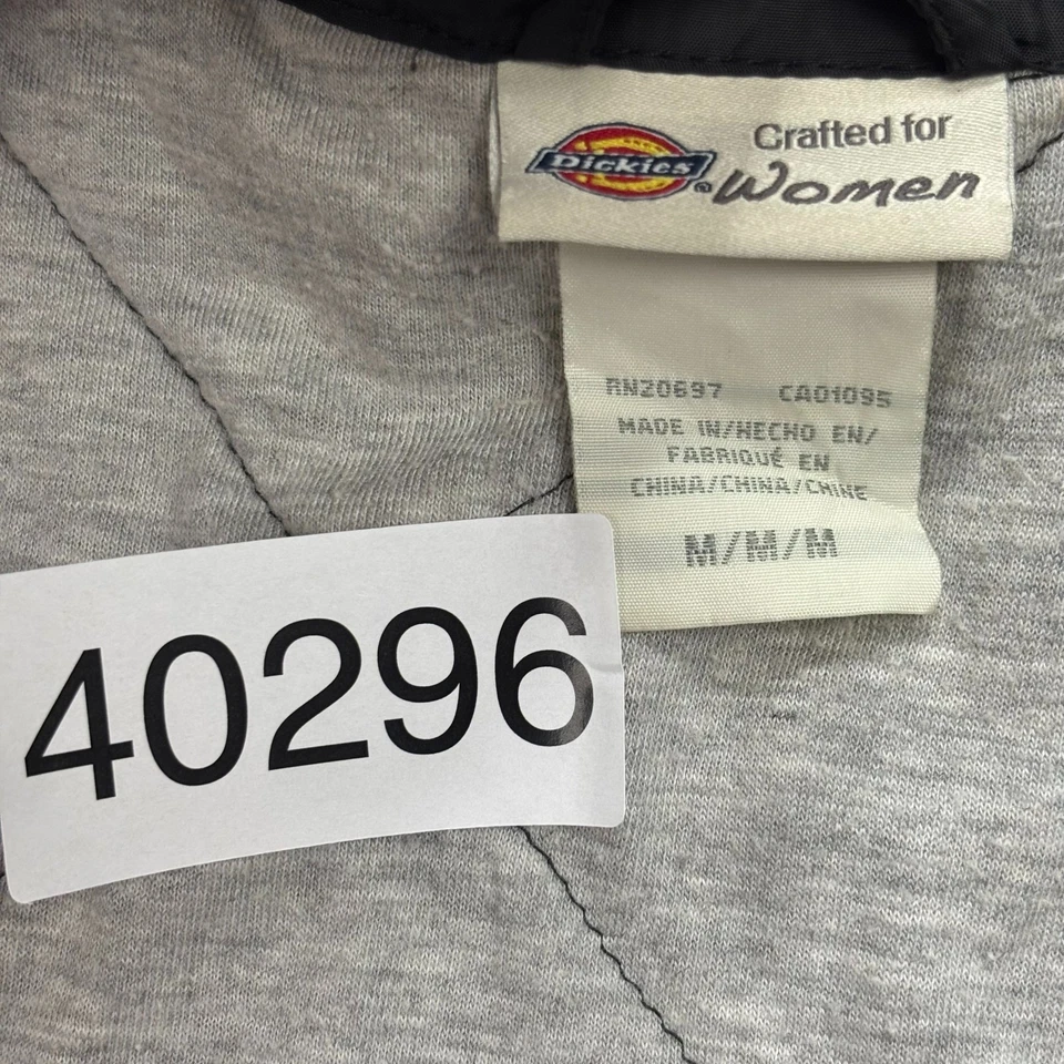 Dickies куртка женщин средний черный Chore работы износ жилет Gilet пуховик с подкладкой леди - Изображение 4 из 4