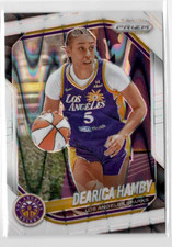 2025 Panini Prizm WNBA White Seismic Prizm #39 Dearica Hamby Los Angeles Sparks
