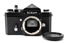MINT Nikon F Eye Level Black 35mm SLR Film Camera Body From JAPAN