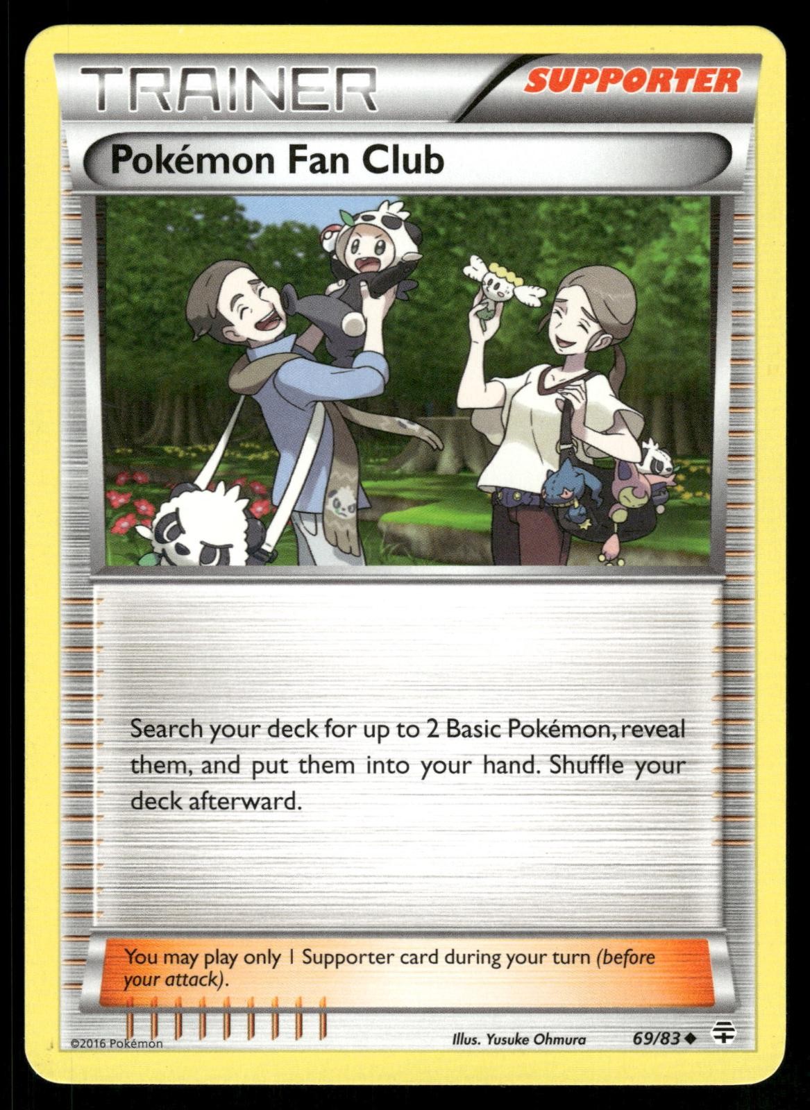 Pokemon Fan Club 69/83 Uncommon Generations Pokemon Near Mint