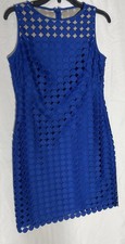 Lauren by Ralph Lauren Women’s Geometric Round Lace Sheath Dress Size 6
