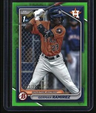 2024 Bowman German Ramirez Prospects Neon Green 122/399 #BP-93 HOU Astros
