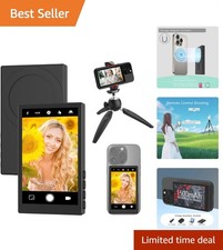 Magnetic Wireless Phone Vlog Monitor - 4.02-Inch HD Screen Remote Control