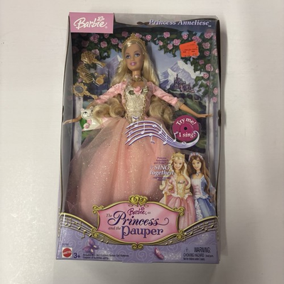 #ad 2004 Princess And The Pauper Princess Anneliese Barbie Mattel NRFB $232.90