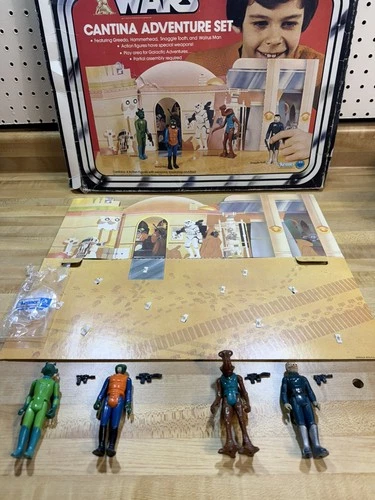 1978 Sears Cantina Adventure Set Complete w/ Box Blue Snag Vintage Star Wars