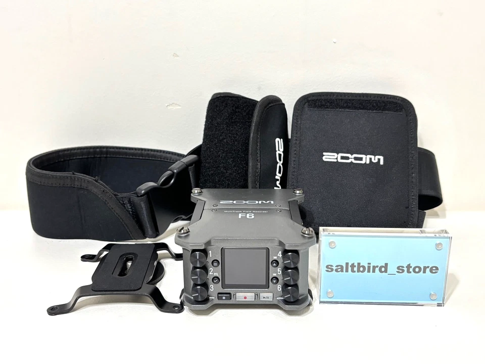 Zoom F6 Multitrack Field Recorder 32-Bit Float Recording mit Koffer aus Japan