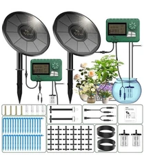 Solar Irrigation System with Automatic DIY Water Timer 2 Pack TRJZWA BSV-IC305
