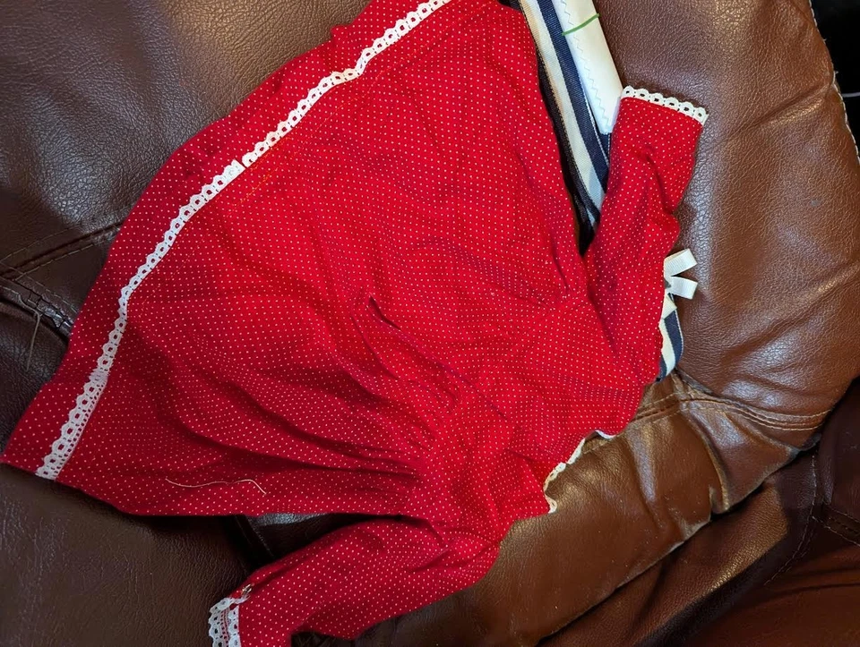 American Girl Pleasant Company  Addy Walker Homemade Patriotic Dress  - Image 2 of 2