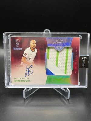 John Brooks /10 Jumbo Patch Auto 2022 Panini Eminence FIFA World Cup USA