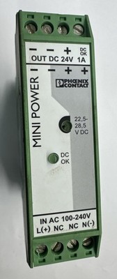 Phoenix Contact 24V  Power Supply MINI-PS-100-240AC/24DC/1 120-24V dc