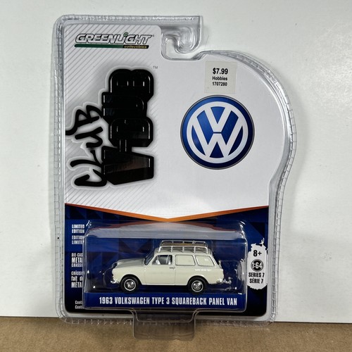 GreenLight V-Dub Club 1963 Volkswagen Type 3 Squareback Panel Van HTF