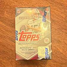 Topps 2026 Flagship Football NFL Retail Box 72 Cards Exclusive Inserts/Parallels