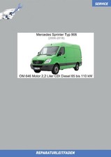 Mercedes Sprinter Typ 906 (2006-2018) Reparatur Motor 2,2 Liter CDI 88-150 PS