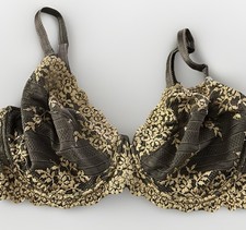 Wacoal Embrace Lace Underwire Bra 36DD Neutral Brown