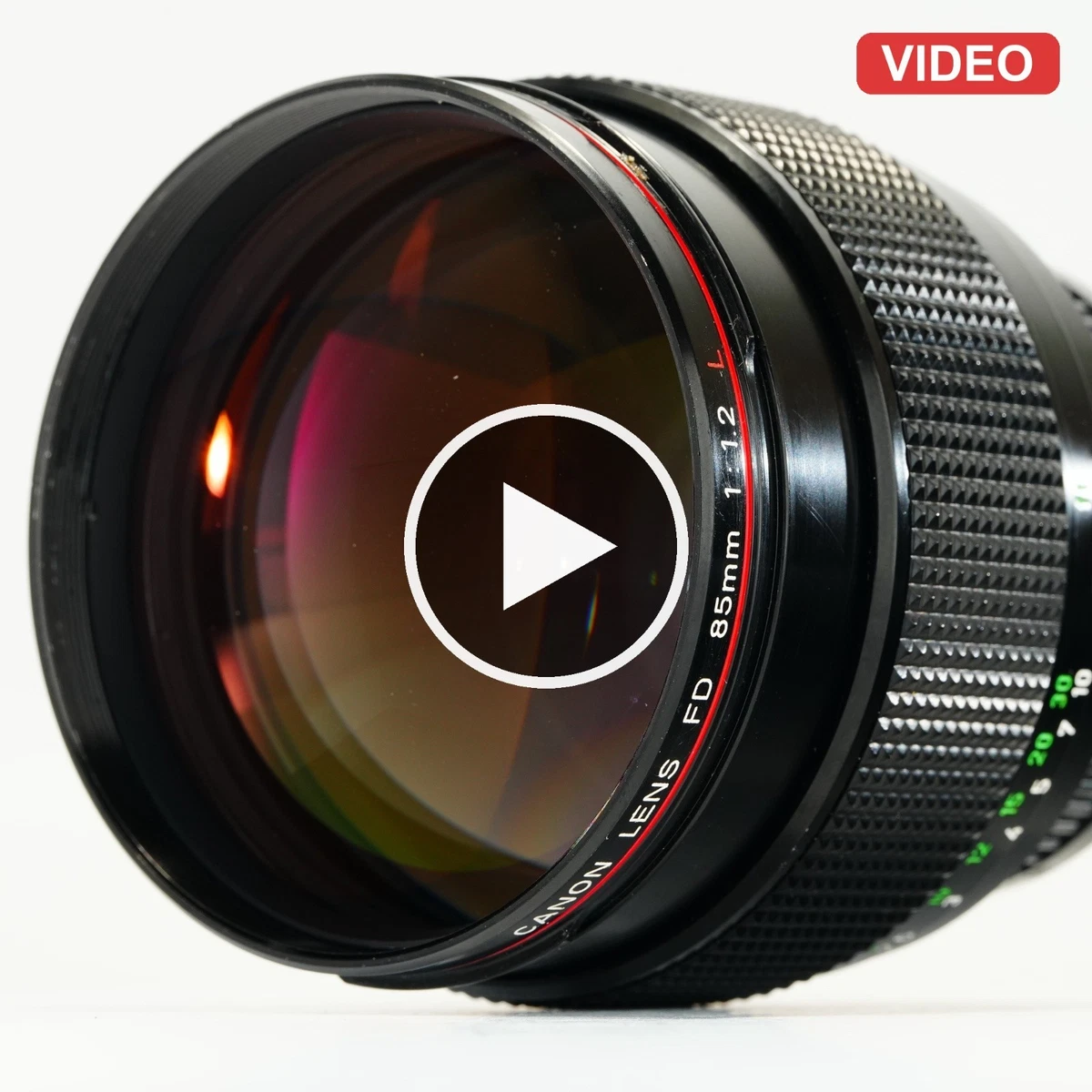 美品！Canon FD 85mm f/1.2 単焦点レンズ Canon FD f/1.2 Camera Lenses 85mm Focal for sale - eBay
