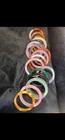 20Pcs Tibetan Natural Agate Bangle Bracelets