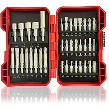 Keegan Tools Screwdriver Bit Set Nut Driver Torx Phillips Tool Hex Bits, 37 Pcs