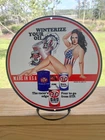 Vintage Porcelain STP Pinup Girl “Winterize Your Oil” Gas&Oil Metal Sign USA 72