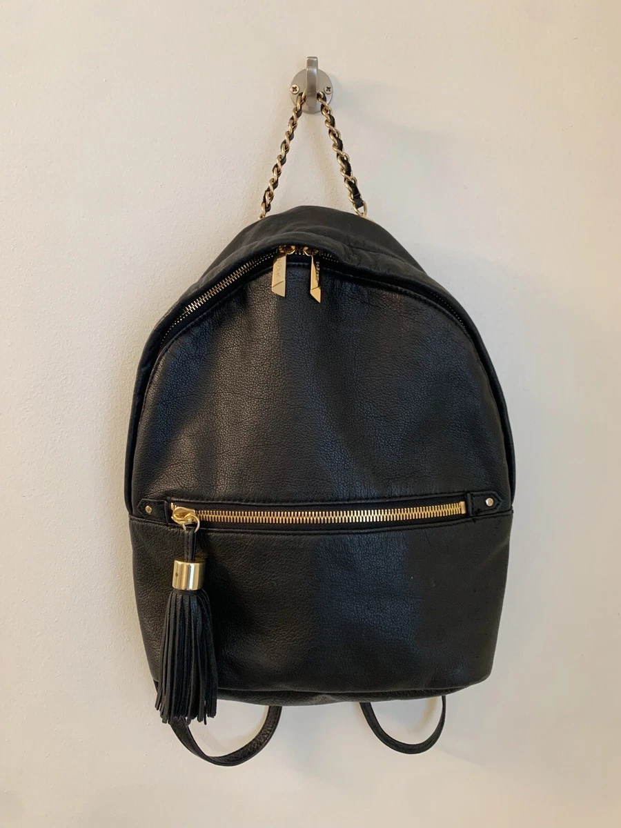 Margot Black Leather Backpack Purse | eBay display picture 1