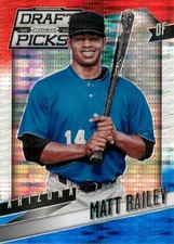 MATT RAILEY 2014 Prizm Draft Picks RED WHITE & BLUE PRIZM RC #16