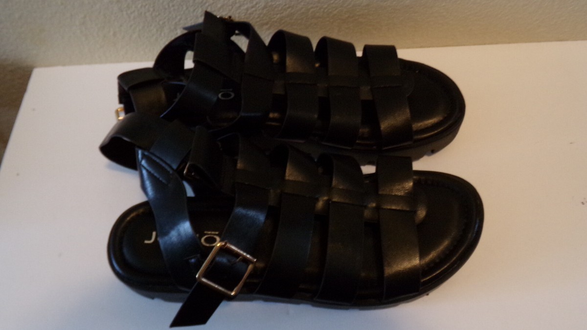 Jomo by Cape Robbin Black Womens Sandals New Size 10M Gladiator