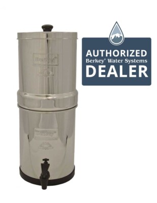 Big Berkey System With 2 Brand New Certified 7'' Ceramic Water Filters