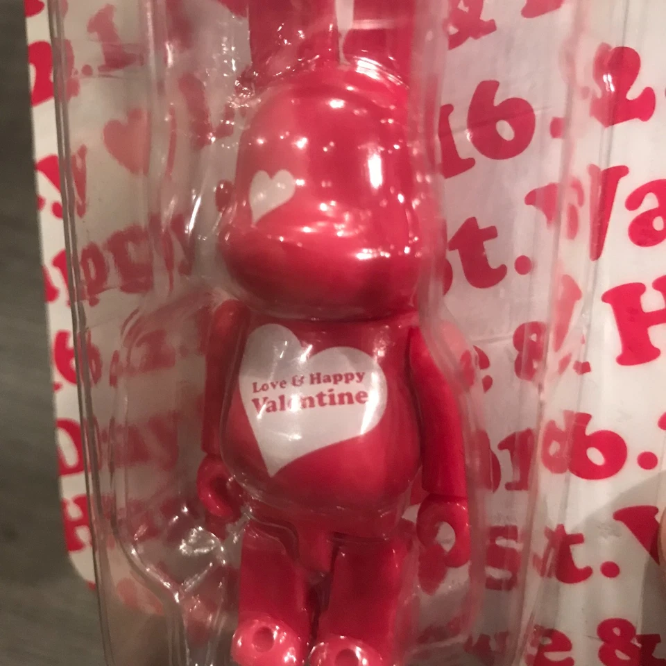 Juguete Medicom 100% Rabbrick 2016 San Valentín Rosa Foto 3 de 4