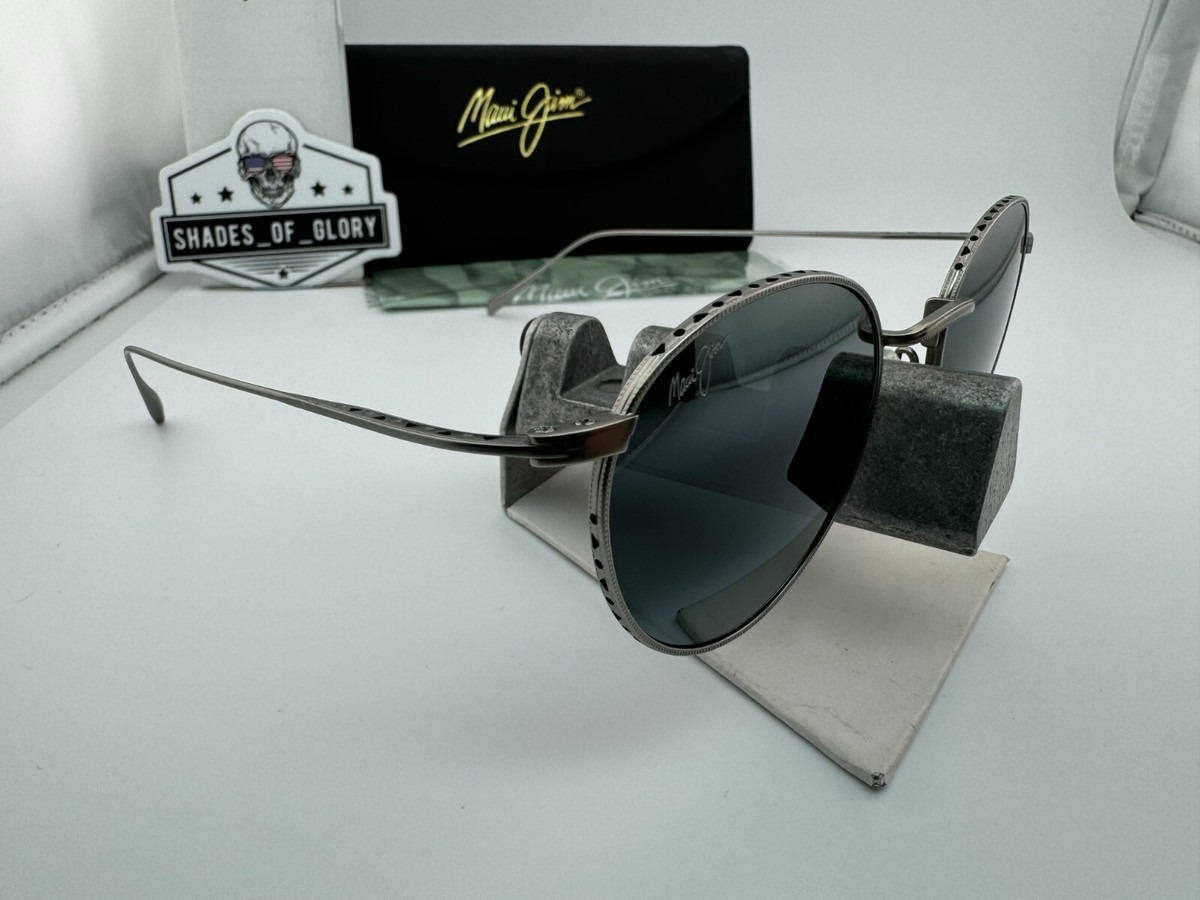 MAUI JIM NORTH STAR MJ 757-17M SILVER W/ NEUTRAL GREY POLARIZED