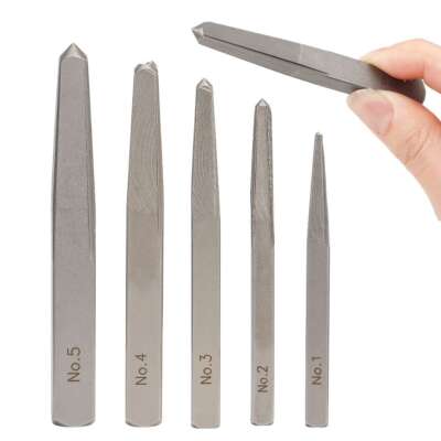 5 Pcs Straight Fluted Screw Extractor Drill Square Easy Out Extraction Tools US