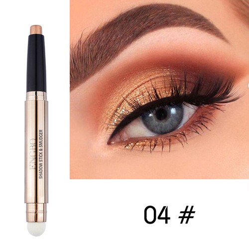 Double-head Cream Eye Shadow Pen Eyeshadow Pencil Shimmer Eyeshadow Stick - Picture 7 of 24